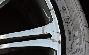 Curbed rim needs a wheel repair shop