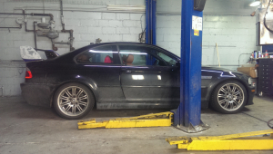 E46 M3 with Mitsubishi Evolution Rear Spoiler