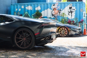Lamborghini Huracan and McLaren 650S Spider Vossen