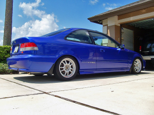 Electron Blue Pearl Honda Civic Si