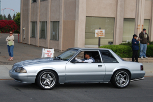 Red Ford Mustang GT Hatchback 5.0L