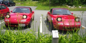 Two Miatas