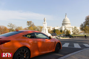 2016 Lexus RCF in Washington, DC.