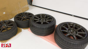 Carbon Revolution Carbon Fiber Wheels Awaiting the Genovation Corvette
