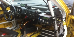 Rally car co-driver seat