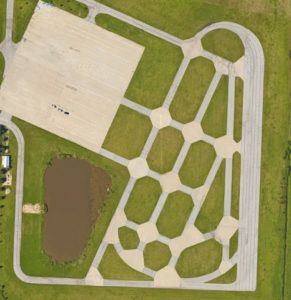 Autocross site aerial view