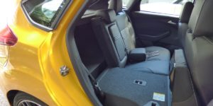 Ford Focus back seat folds almost flat