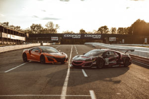 Acura NSX and GT3 Evo