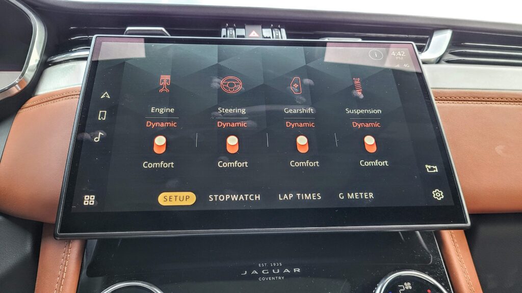 Jaguar F-Pace R Dynamic S modes