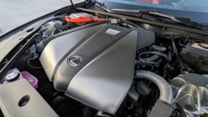 2023 Lexus LC500h engine